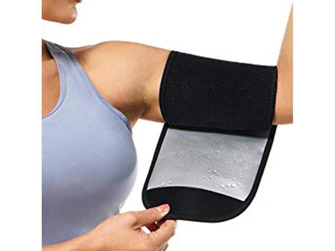 Recortadoras Kklv-arm para mujer, cintas de sudor ajustables para sauna, entrenamiento deportivo.