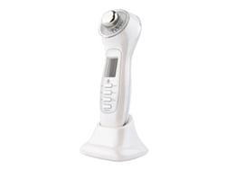 Dispositivo de masaje reafirmante y limpiador facial. Tecnologías galvánicas y de microvibración. Rejuvenecer el Yizhood blanco limpio