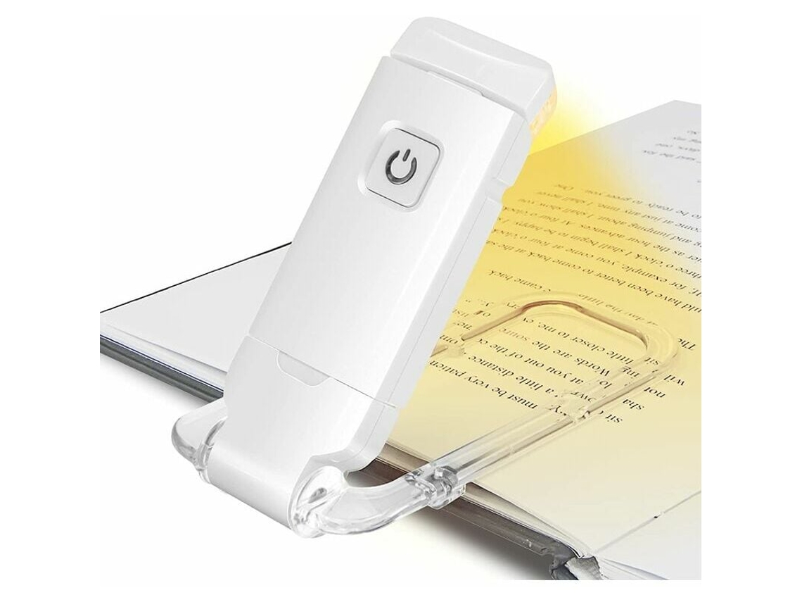Luz de lectura recargable para lectura nocturna, luces de lectura para libros en la cama con 3 niveles de brillo: blanco cálido 3000k, blanco natural 430