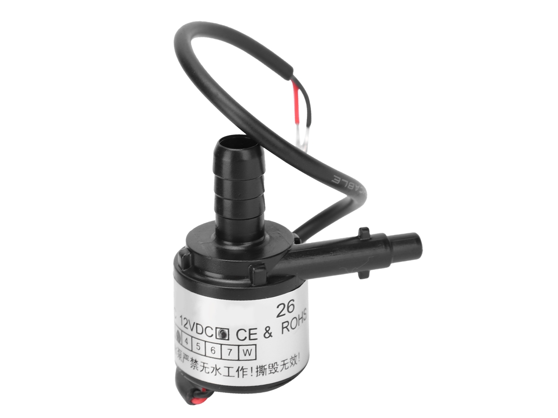 Bomba sumergible LGBL26-05 con motor sin escobillas ultrasilencioso, 12 V, 90 l/h, para piscinas y agua, 1,2 m