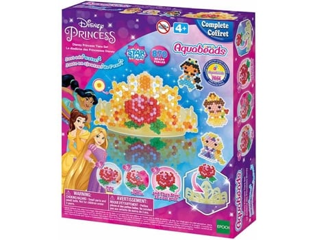 Kit de Artesanía AQUABEADS Set Deslumbrante Princesas Disney (Edad Minima: 4)