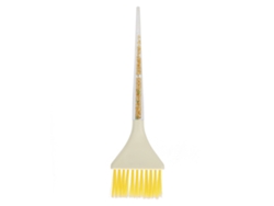 Pincel Profesional De Coloración De Cabello Plástico Para Barberos, Color Amarillo, Ideal Para Salón Y Hogar