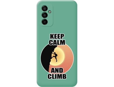 Carcasa para Samsung Galaxy M23 5G TUMUNDOSMARTPHONE Silicona Líquida Dibujos Verde