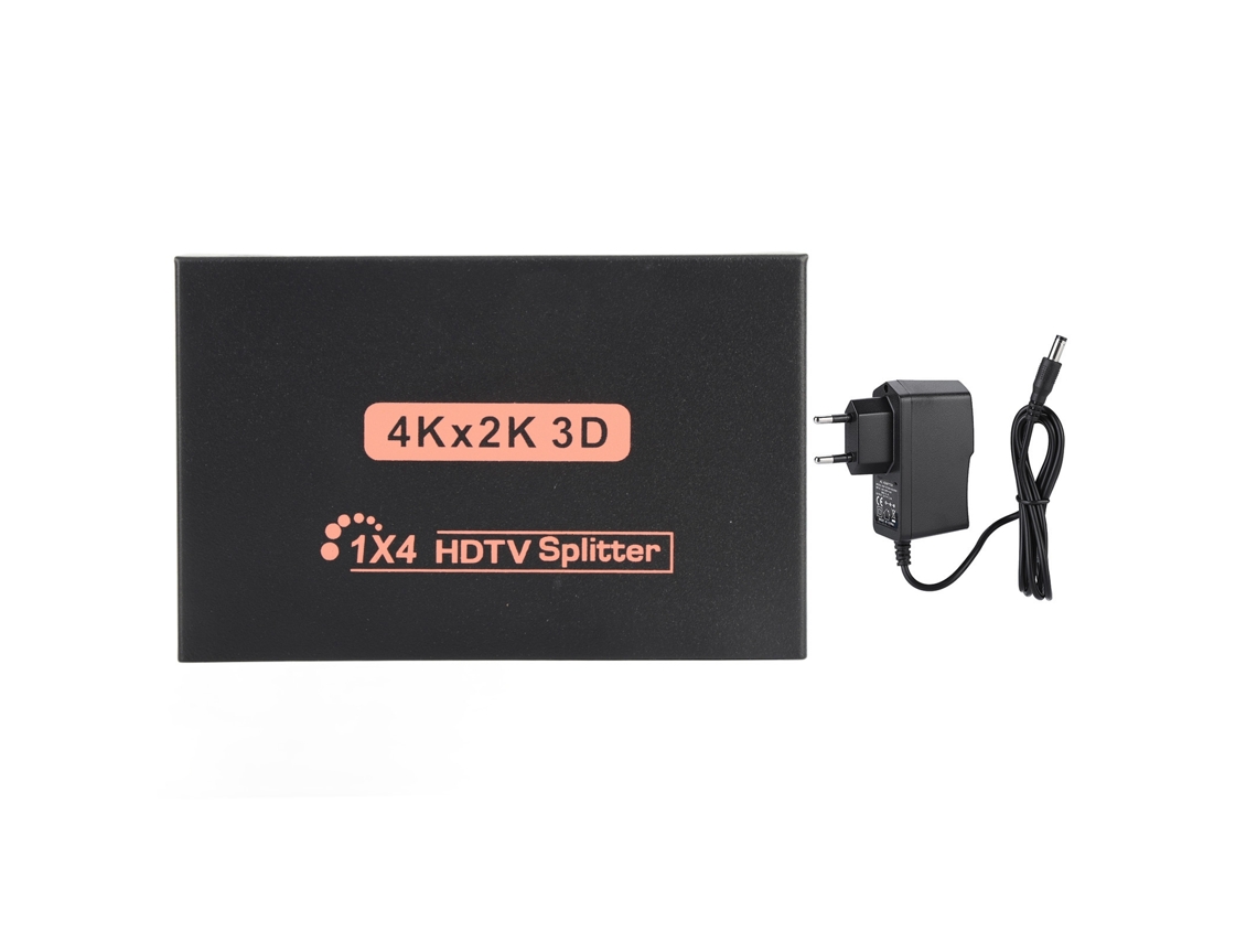Divisor De Interfaz Multimedia Hd 1 Entrada, 4 Salidas, Distribuidor De Vídeo Y Audio 4k 3840x2160