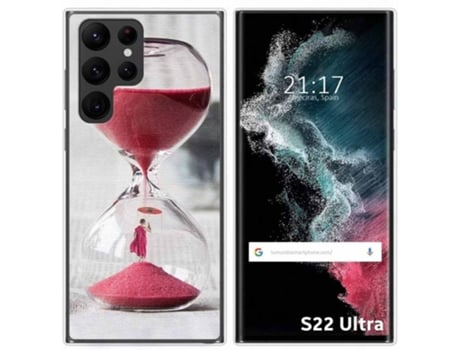Carcasa Samsung Galaxy S22 Ultra 5G TUMUNDOSMARTPHONE Dibujos Reloj Multicolor