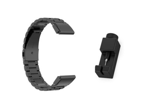 Correa de acero inoxidable para Garmin Fenix5/5X/5S/Forerunner 945/Approach S60 - negro