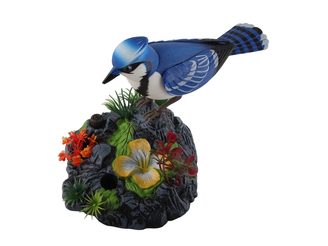 Juguete De Pájaro Simulado Con Inducción, Pájaro Falso Que Bromea Y Se Mueve, Decorativo Para El Hogar Y La Oficina.