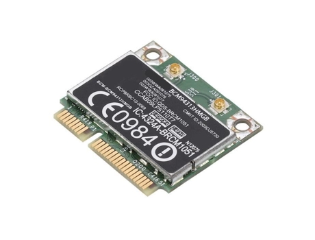 HURRISE Tarjeta de Red para computadora Mini Tarjeta de Red Pci Bcm94313Hmgb Tarjeta para computadora portátil Compatible con 2 4 g150 Mbps