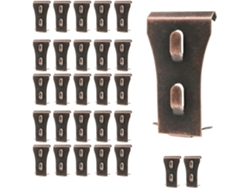 Paquete De 28 Clips Para Paredes De Ladrillo, Acero, Soportes Exteriores De Alta Resistencia, Metal.
