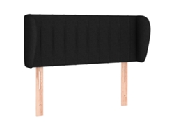 Maison Exclusive - Cabecero De Tela Negro 83x23x78/88 Cm
