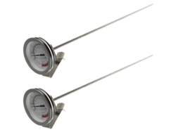 Conjunto De 2 Termômetros Para Fritadeira, Com Mostrador E Haste De Aço Inoxidável, Ideais Para Cozinhar Carnes.
