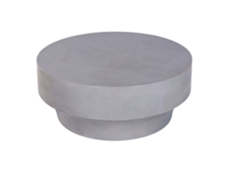 Mesa Centro Hormigon Gris 91x91x38cm