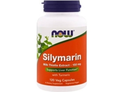 Complemento Alimentar NOW Silymarin / Extrato De Cardo Mariano (120 cápsulas)