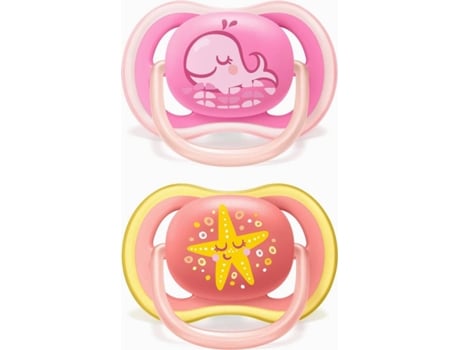 Chupete Ultra Air Silicona PHILIPS/AVENT Deco (6-18m, 2 uni.)