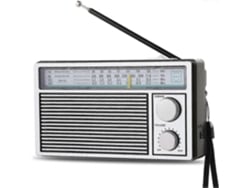 Radio portátil AM/FM retro de alta calidad, radio transistorizada con sonido potente. GOKOCO