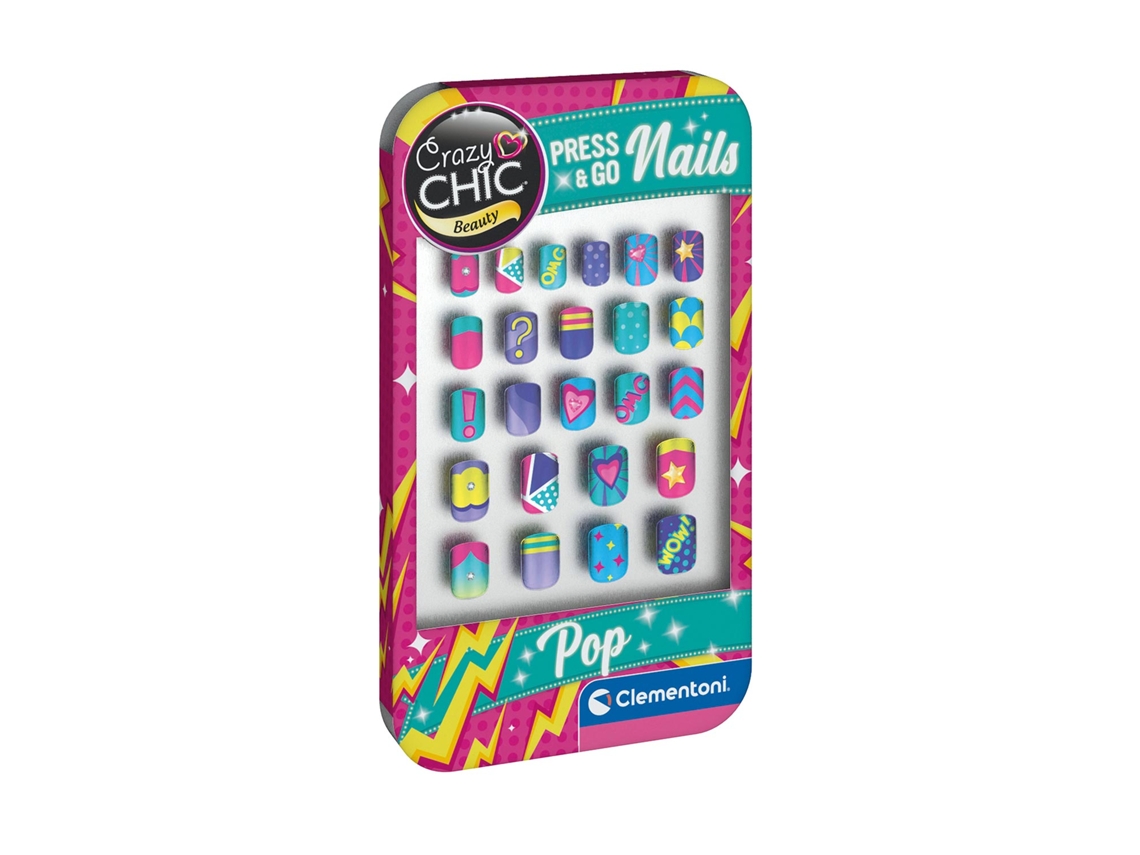 Clavos de prensa Crazy Chic Go Pop Clementoni 18895