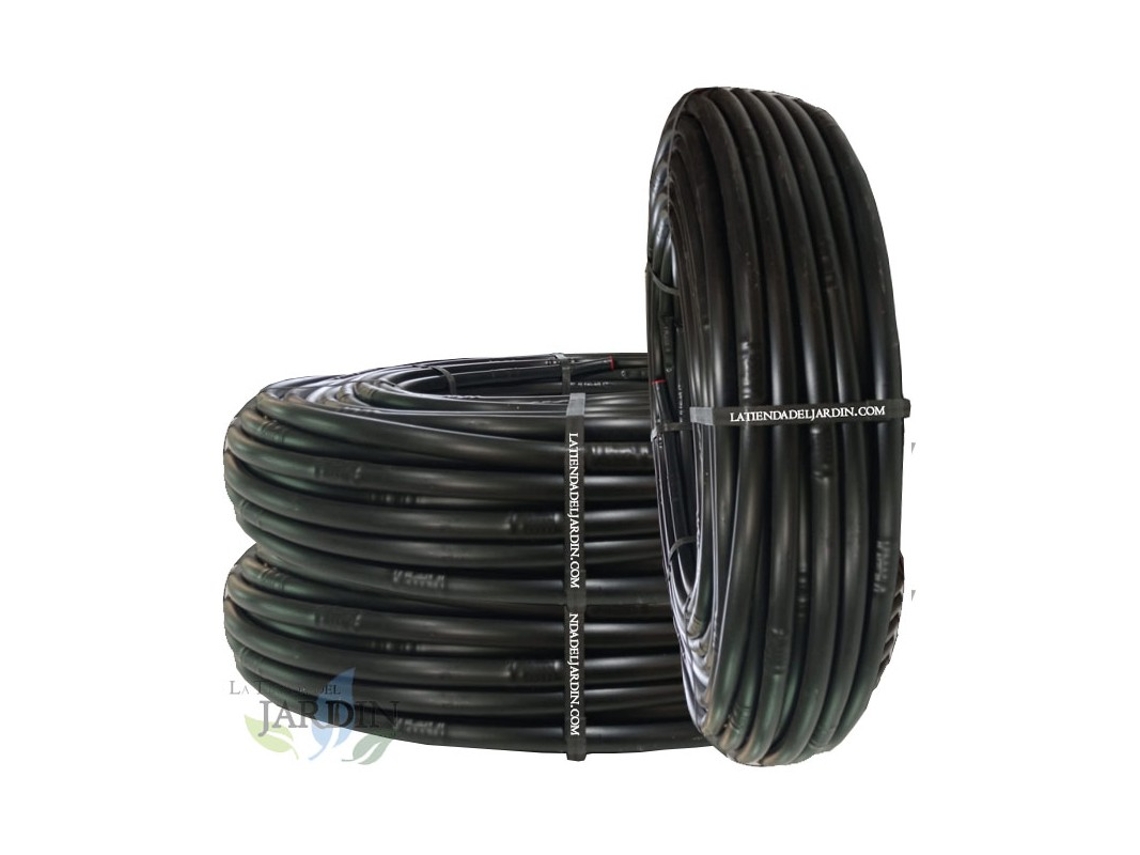 Tuberia 16Mm Con Goteo Cada 33 Cm, 300 Metros, Riego By Goteo Negra SUINGA