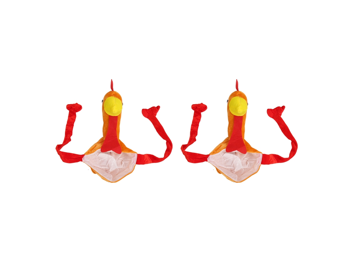 Gorros de pavo luminosos (2 unidades) para la fiesta de Acción de Gracias
