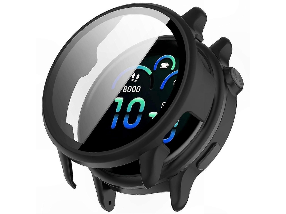 Capa Protetora Para Smartwatch Com Gps E Película De Vidro Temperado.