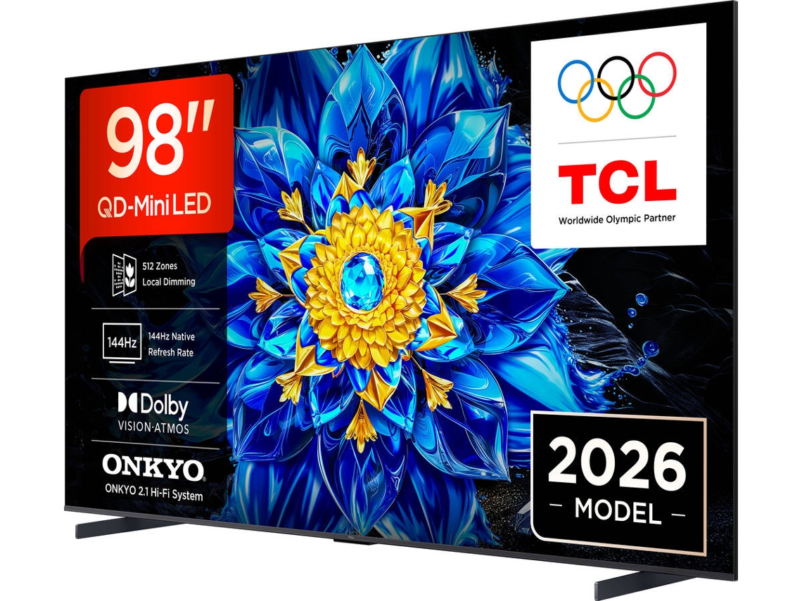 TV TCL 98P8L (QD MINILED - 98'' - 249 cm - 4K Ultra HD - Smart TV)