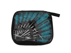 20d26n Juego de 12 destornilladores aislados, de acero cromo vanadio, para reparación y mantenimiento de electrodomésticos.