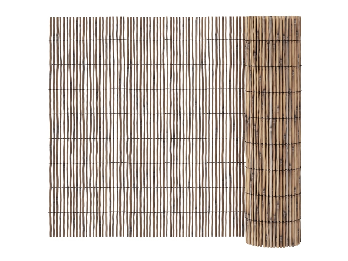 Valla De Jardín VIDAXL Marrón (600x80 cm)
