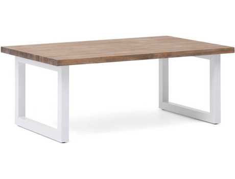 Mesa de Centro BOX FURNITURE 45 Icub Blanco (Madera, Metal - 50x100x43 cm)