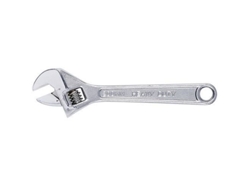 Llave ajustable - KREATOR - 250 mm (10) - acero al carbono - escala métrica