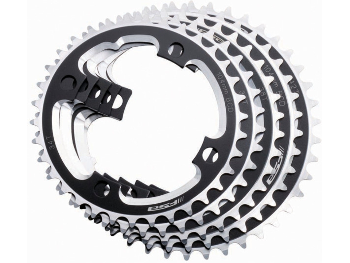 Plato FSA Dh Offset Dientes (Negro)