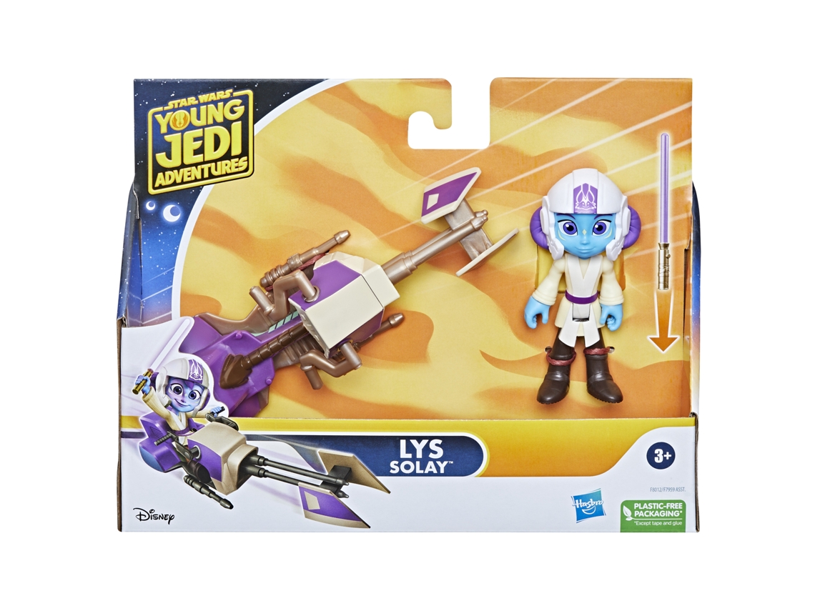 STAR WARS Lys Solay Figura y moto speeder Figura STAR WARS 3 Años