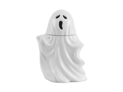 Taza de cerámica con forma de fantasma, blanca KOFIHETY