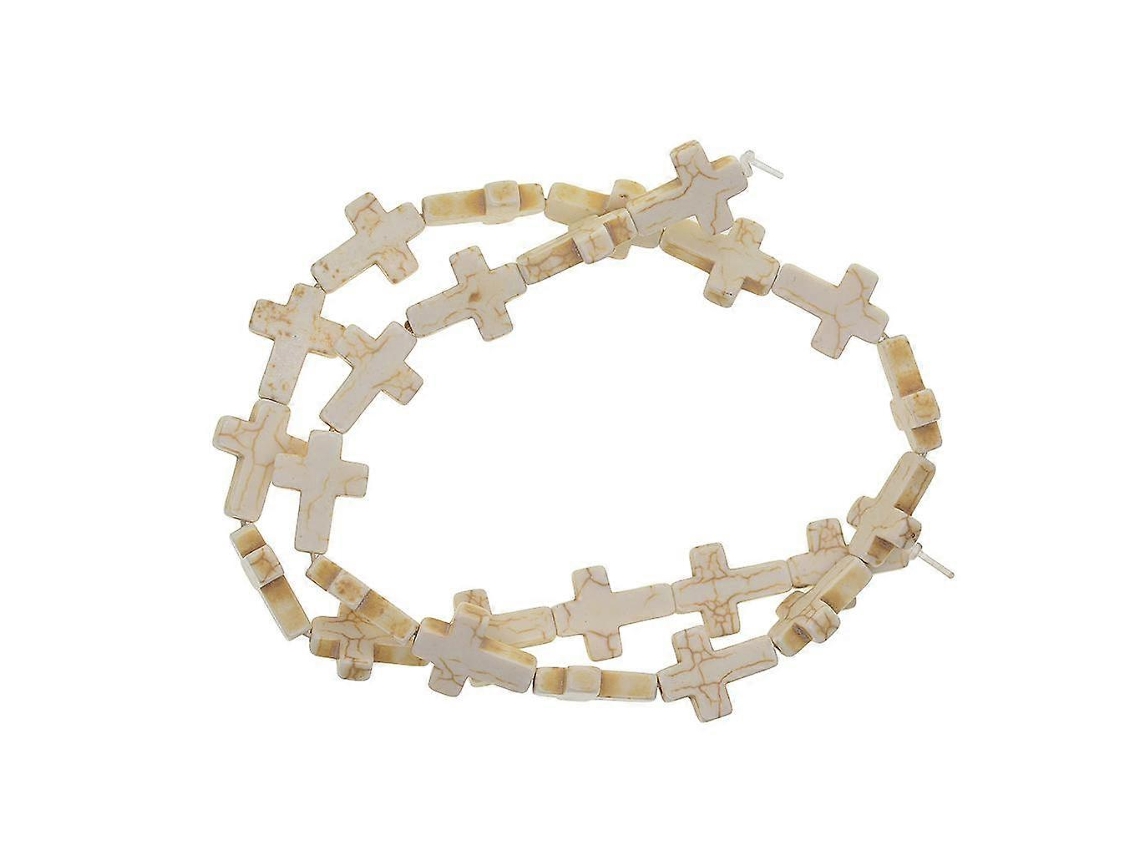 1 hebra de cuentas espaciadoras turquesas sueltas para pulseras y bisutería Nostalgia88