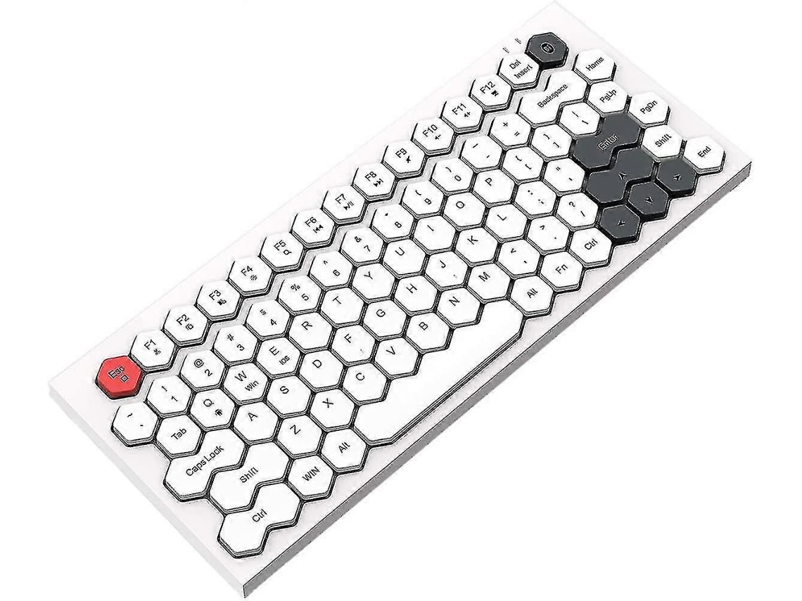 Teclado Bluetooth, teclado inalámbrico multidispositivo con llave hexagonal, recargable Ly Ebike