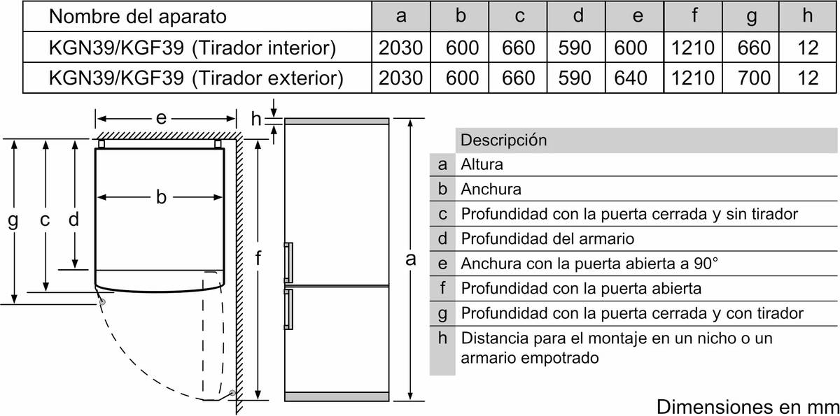 Frigorífico Combi BALAY 3KFE768WI (No Frost - 203 cm - 366 L - Blanco)
