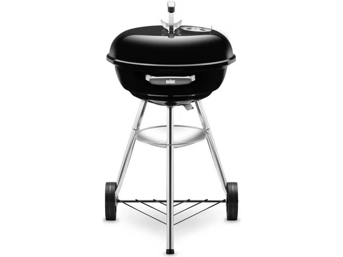 Barbacoa WEBER + Briquetas Compact Kettle (47 cm - Negra)