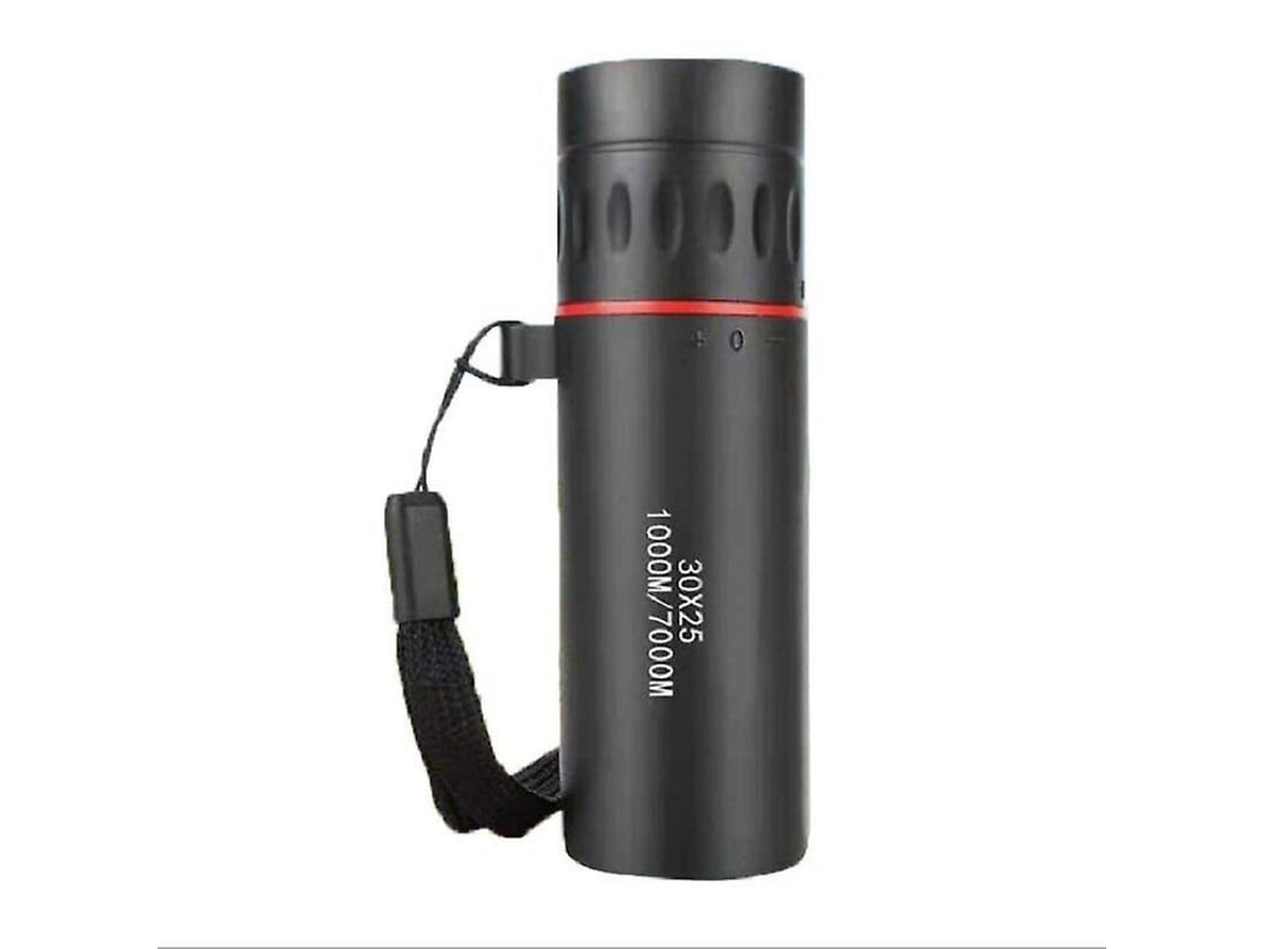 Telescópio Monocular Hd Com Adaptador Telescópio Focalizador 30x25 Para Observação De Pássaros Caça Turismo Preto Saisiyiky