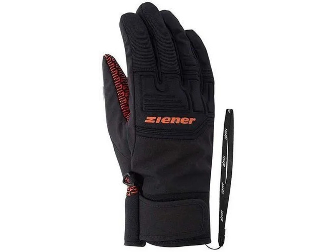 Guantes para Esquí ZIENER (Unisex - Naranja - Talla 7,5)