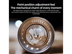 Molinillo De Café Manual Con 12 Ajustes, Acero Inoxidable, Máquina Cnc, Portátil Para El Hogar, La Oficina Y Los Viajes.
