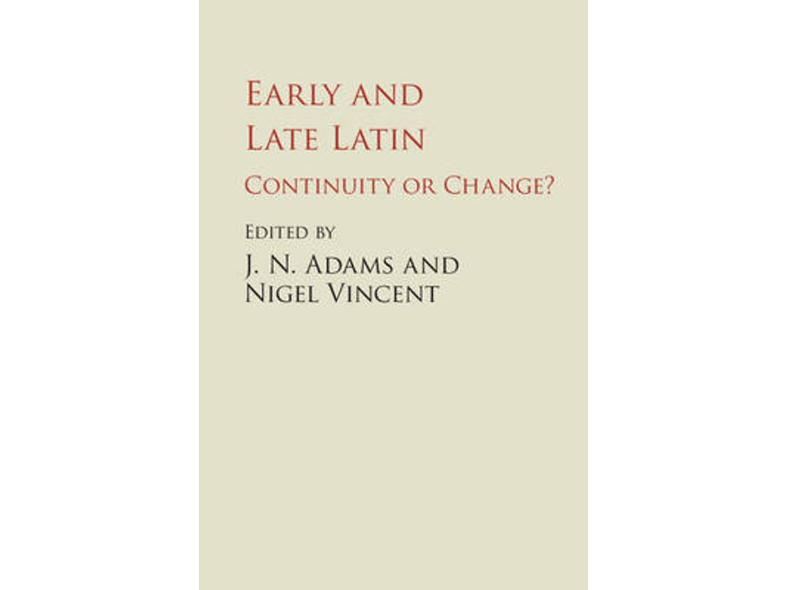 Libro Early and Late Latin de Edited By Nigel Vincent Edited By J N Adams (Inglés - Tapa Dura)