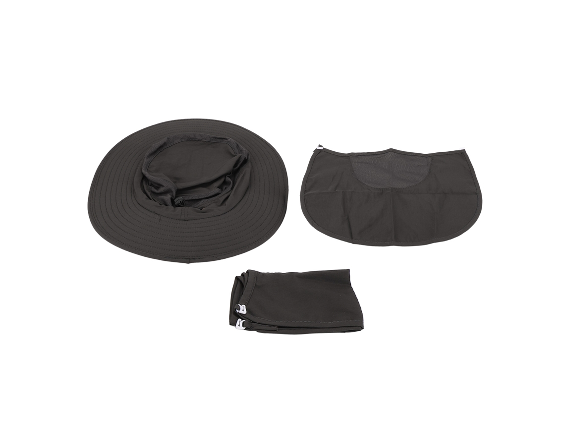 Gorra de pesca grande de verano con protección UV UPF50+, ajustable y resistente al agua.