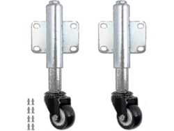 Rueda Deslizante Puerta 6cm, Caster Suspensión Extensión, Soporte Puerta Jardín Madera, Cerca Patio, Carga 50kg