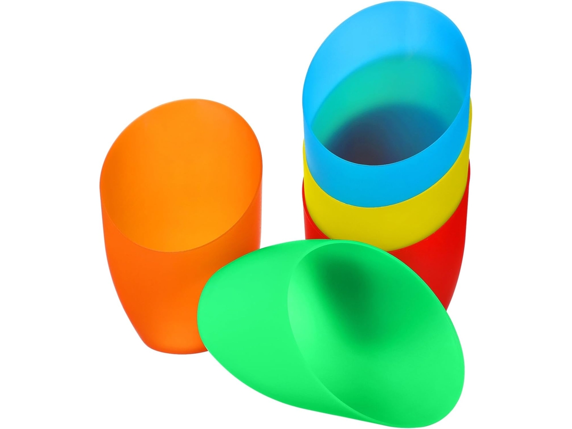 Juego De 5 Lámparas De Mesa De Plástico Ligero
