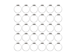 2026velora-30 Abrazaderas De Manguera Alemán Ajustables Acero Inoxidable 304 Para Tubos Combustible 40-63