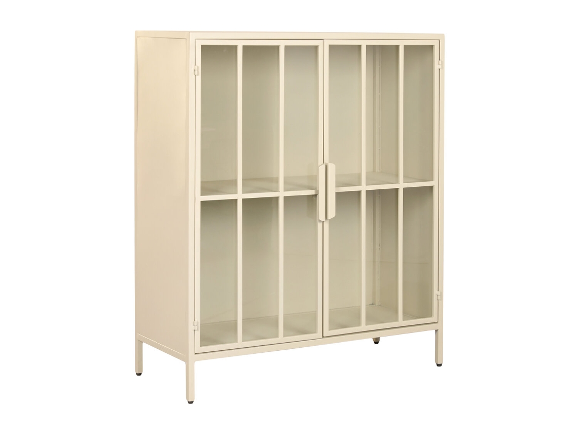 Aparador Metal 2 Puertas 1 Estante 85x37x100cm
