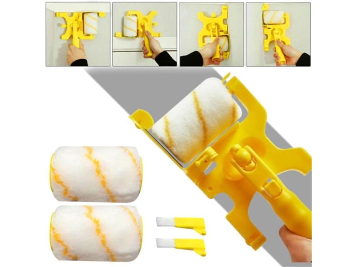 2026-rodillo De Pintura Para Bordes Clean Cut, Herramienta Multifuncional Desmontable Con Mango Largo Para Paredes Y Techos