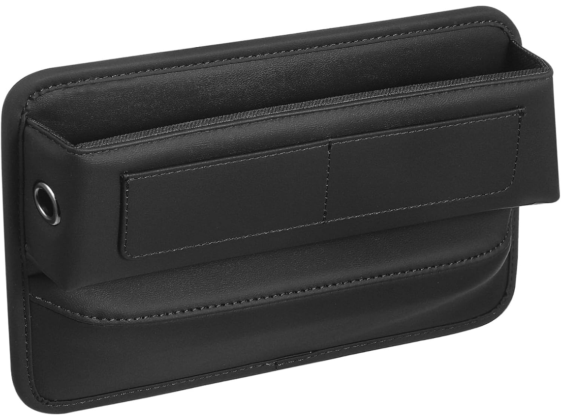 Organizador De Asientos De Coche, Caja De Almacenamiento Negra Para Rellenar La Consola Central...
