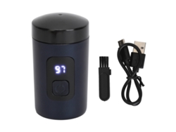 Recortador De Barba Eléctrico Mini Recargable Portátil Viaje Pequeño Con Cepillo De Limpieza