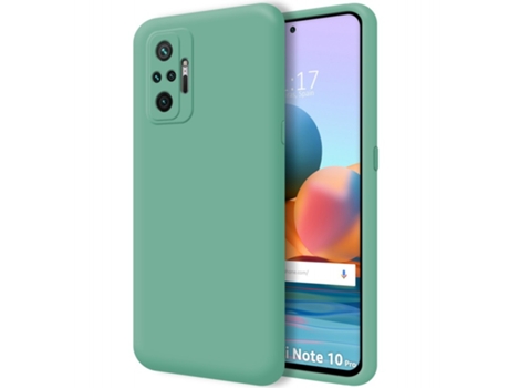 Carcasa Xiaomi Redmi Note 10 Pro TUMUNDOSMARTPHONE Silicona Líquida Verde