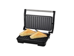 Panini Grill de 850W Versátil y Práctico para Tus Sándwiches Favoritos Prepara sándwiches deliciosos y asados crujientes con este panini grill de THULOS