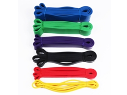 Kaload Faixa Elástica Látex Reforçada Vermelha 1 Unidade 15-35 Lbs (6,8-15,9 Kg) Exercícios Força Pilates Academia Fitness Treinamento Fortalecimento